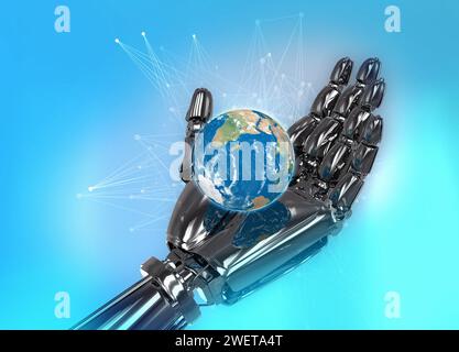 Künstliche Intelligenz, konzeptionelle Darstellung Stockfoto