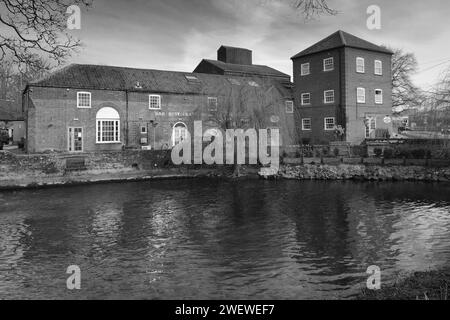 Das Wensum Lodge Hotel am Fluss Wensum, Fakenham Town, Norfolk County, England, Großbritannien Stockfoto
