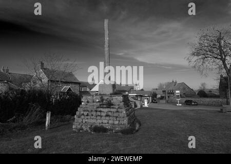 Das mittelalterliche Marktkreuz in Binham Village, North Norfolk, England, Großbritannien Stockfoto