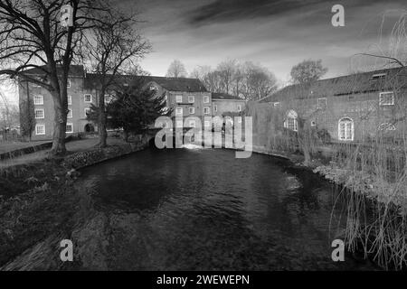Fakenham Mühle am Fluss Wensum, Fakenham Town, Norfolk County, England, Großbritannien Stockfoto
