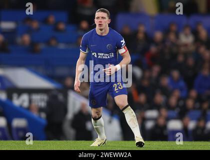 London, Großbritannien. Januar 2024. Conor Gallagher aus Chelsea während des FA Cup Spiels in Stamford Bridge, London. Der Bildnachweis sollte lauten: Paul Terry/Sportimage Credit: Sportimage Ltd/Alamy Live News Stockfoto