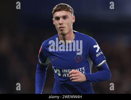 London, Großbritannien. Januar 2024. Cole Palmer aus Chelsea während des FA Cup Spiels in Stamford Bridge, London. Der Bildnachweis sollte lauten: Paul Terry/Sportimage Credit: Sportimage Ltd/Alamy Live News Stockfoto