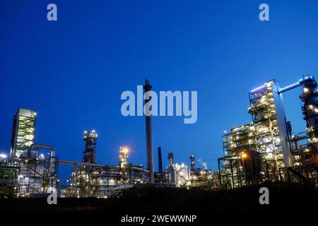 Raffinerie BP Ruhr Oel GmbH in Gelsenkirchen Horst, 10. April 2022 Stockfoto