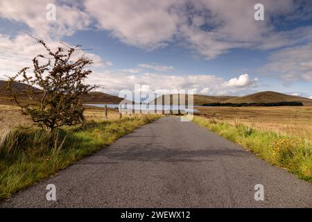 Spelga Reservoir in den Bergen von Mourne, County Down, Nordirland Stockfoto