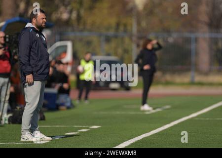 Biagio Seno, während Napoli Femminile vs. FC Internazionale Women, italienischer Fußball Serie A Women Match in Cercola (NA), Italien, 27. Januar 2024 Stockfoto