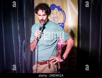 Paul F Taylor, Stand Up Comedian, Joker Comedy Club, Southend-on-Sea, Essex © Clarissa Debenham (Film Free Photography) / Alamy Stockfoto