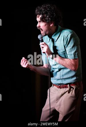 Paul F Taylor, Stand Up Comedian, Joker Comedy Club, Southend-on-Sea, Essex © Clarissa Debenham (Film Free Photography) / Alamy Stockfoto