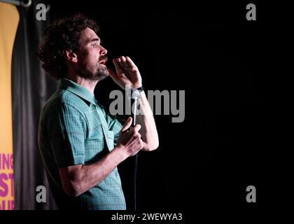 Paul F Taylor, Stand Up Comedian, Joker Comedy Club, Southend-on-Sea, Essex © Clarissa Debenham (Film Free Photography) / Alamy Stockfoto