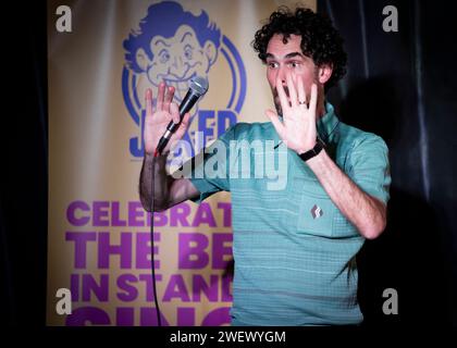 Paul F Taylor, Stand Up Comedian, Joker Comedy Club, Southend-on-Sea, Essex © Clarissa Debenham (Film Free Photography) / Alamy Stockfoto