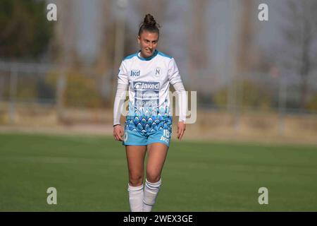 Giai of Napoli Femminile bei Napoli Femminile vs. FC Internazionale Women, italienischer Fußball Serie A Women Match in Cercola (NA), Italien, 27. Januar 2024 Stockfoto