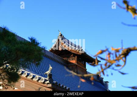 Die Festung oder der Wall hoch in der alten castel of japan, . Stockfoto