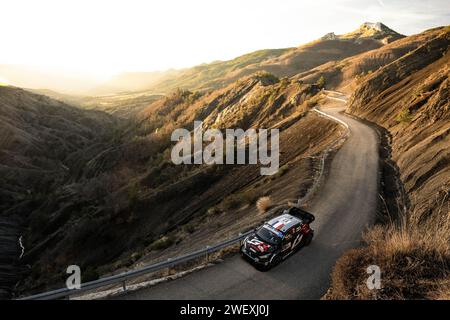 Gap, Fürstentum Monaco. Januar 2024. Bei Der Fia-Rallye-Weltmeisterschaft Der Wrc-Rallye Automobile Monte-Carlo 2024 Am 27. Januar Gap, Frankreich Credit: Independent Photo Agency/Alamy Live News Stockfoto