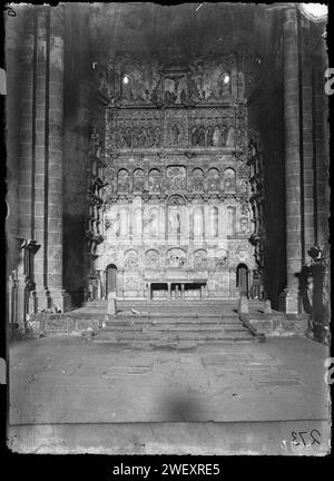 Altar ich tauche Major del monestir de Santa Maria de Poblet zurück Stockfoto