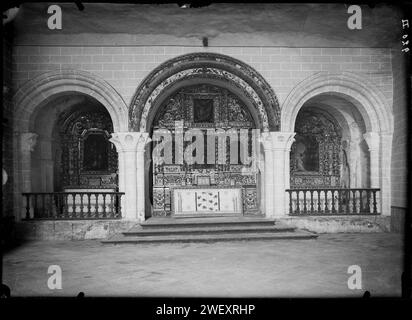 Altar Major del monestir de San Juan de la Peña. Stockfoto