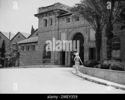 American University, Beirut, (A. U.B.). Main Gate Stockfoto