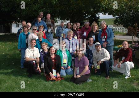 Amish Country Byway - Authentic Experiences Tour Group bei Miller's Farm Stockfoto