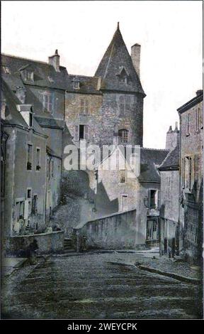 Ancienne porte Saint-Martin à Châteauroux (Indre) (05A). Stockfoto