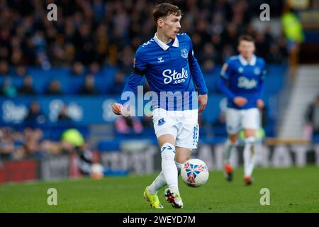 Während des FA Cup Fourth Round Matches zwischen Everton und Luton Town im Goodison Park, Liverpool am Samstag, den 27. Januar 2024. (Foto: Mike Morese | MI News) Credit: MI News & Sport /Alamy Live News Stockfoto