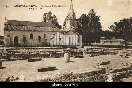 Andernos-les-Bains - Ruines gallo-romaines 10. Stockfoto