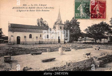 Andernos-les-Bains - Ruines gallo-romaines 9. Stockfoto