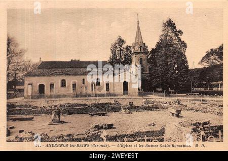 Andernos-les-Bains - Ruines gallo-romaines 7. Stockfoto