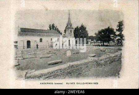 Andernos-les-Bains - Ruines gallo-romaines 11. Stockfoto