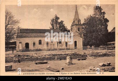 Andernos-les-Bains - Ruines gallo-romaines 8. Stockfoto