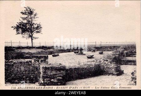 Andernos-les-Bains - Ruines gallo-romaines 12. Stockfoto