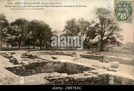 Andernos-les-Bains - Ruines gallo-romaines 3. Stockfoto