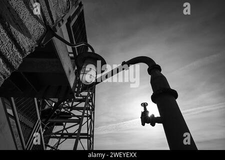 HEARTLANDS POOL CAMBOURNE CAMBORNE WELTKULTURERBE BERGBAU MOTORHAUS Stockfoto