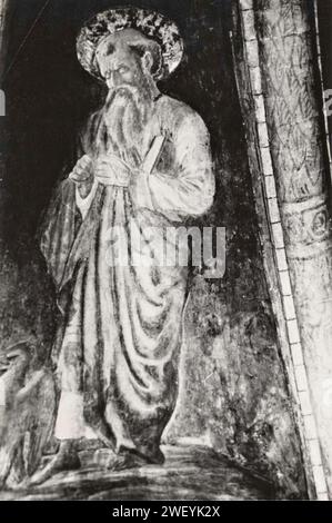 Andrea del Castagno - Francesco da Faenza - Dio Padre in gloria tra san Giovanni Battista, 406730 gw. Stockfoto