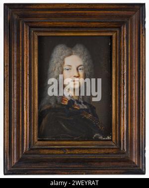 Andreas Møller - Portrait av Fabian Wrede af Elimä (1694-1768) Stockfoto