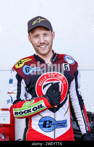 Paul Bowen – speedway-Fahrer für Belle Vue Colts 2023 Stockfoto