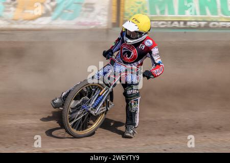 Paul Bowen – speedway-Fahrer für Belle Vue Colts 2023 Stockfoto