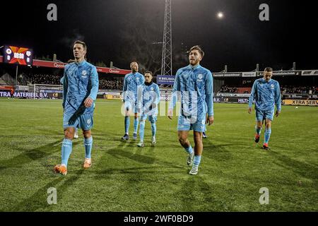 Rotterdam, Niederlande. Januar 2024. ROTTERDAM, 27.1.2024, Van Donge en de Roo stadion, Dutch eredivisie 2023 -2024, Excelsior - Utrecht, Utrecht Team Credit: Pro Shots/Alamy Live News Stockfoto