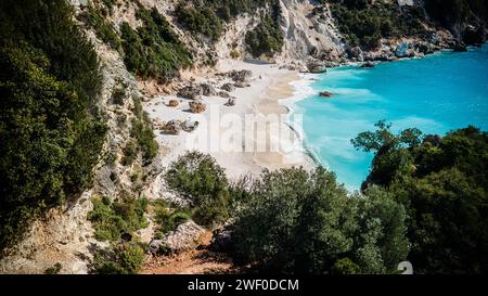 Der Agiofili Strand auf der griechischen Insel Lefkada Stockfoto