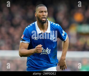 Beto of Everton während des Emirates FA Cup Fourth Round Match Everton gegen Luton Town im Goodison Park, Liverpool, Vereinigtes Königreich. Januar 2024. (Foto: Steve Flynn/News Images) in Liverpool, Großbritannien am 31.2023. (Foto: Steve Flynn/News Images/SIPA USA) Credit: SIPA USA/Alamy Live News Stockfoto