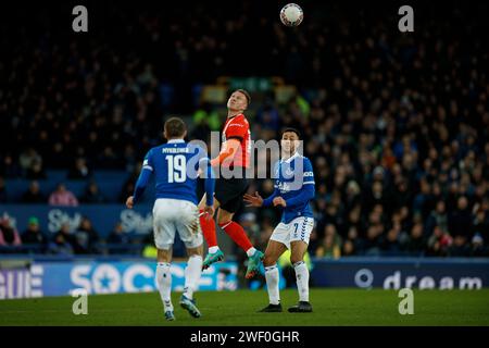 Während des FA Cup Fourth Round Matches zwischen Everton und Luton Town im Goodison Park, Liverpool am Samstag, den 27. Januar 2024. (Foto: Mike Morese | MI News) Credit: MI News & Sport /Alamy Live News Stockfoto