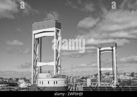 Schwarz-weiß zeigt die Details besser. Stockfoto