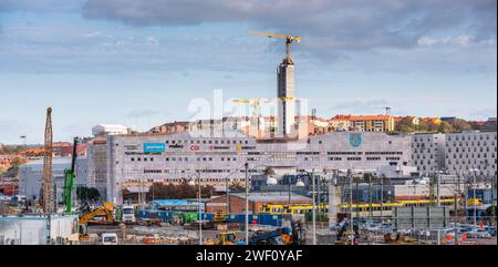 Göteborg, Schweden - 20. september 2019: Kruthuset 17, Hauptpostterminal Göteborg. Stockfoto
