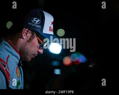 Gap, Fürstentum Monaco. Januar 2024. Während Der Fia-Rallye-Weltmeisterschaft Wrc Rallye Automobile Monte-Carlo 2024 27. Januar Gap, Frankreich Credit: Independent Photo Agency/Alamy Live News Stockfoto