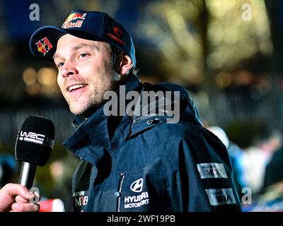 Gap, Fürstentum Monaco. Januar 2024. Während Der Fia-Rallye-Weltmeisterschaft Wrc Rallye Automobile Monte-Carlo 2024 27. Januar Gap, Frankreich Credit: Independent Photo Agency/Alamy Live News Stockfoto