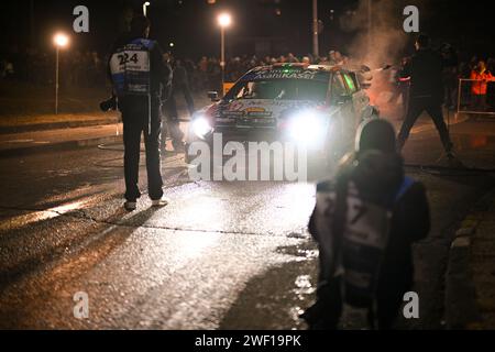 Gap, Fürstentum Monaco. Januar 2024. Während Der Fia-Rallye-Weltmeisterschaft Wrc Rallye Automobile Monte-Carlo 2024 27. Januar Gap, Frankreich Credit: Independent Photo Agency/Alamy Live News Stockfoto