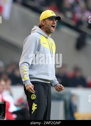 Trainer JŸrgen Jürgen Klopp Borussia Dortmund Fussball 1 Bundesliga VFB Stuttgart - Borussia Dortmund 1:1 Saison 2011 / 2012 29.10.2011 © diebilderwelt / Alamy Stock Stockfoto