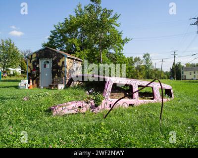 Outdoor-Kunstwerke, Detroit, Michigan, USA, Stockfoto