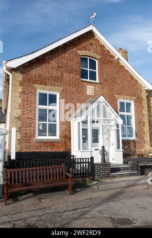 Der Southwold Sailors Leseraum an der Küste in Southwold Stockfoto