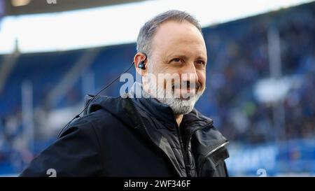 Sinsheim, Deutschland. Januar 2024. Trainer Pellegrino Matarazzo (TSG 1899 Hoffenheim), 27.01.2024, Fussball, 1. Bundesliga, TSG Hoffenheim - 1. DIE BESTIMMUNGEN DES FC HEIDENHEIM, GER, SINSHEIM, PREZERO ARENA, DFL VERBIETEN DIE VERWENDUNG VON FOTOS ALS BILDSEQUENZEN UND/ODER QUASI-VIDEO. Quelle: dpa/Alamy Live News Stockfoto