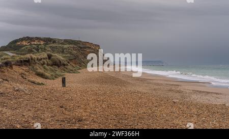 Der Strand in Hengistbury Head in der Nähe von Bournemouth, Dorset, England, Großbritannien Stockfoto