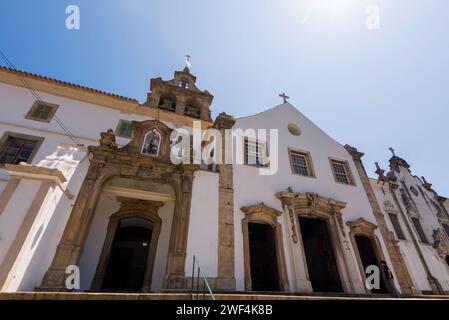 Rio de Janeiro, Brasilien - 21. September 2023: Vorderansicht des Klosters Saint Anthony in der Innenstadt. Stockfoto