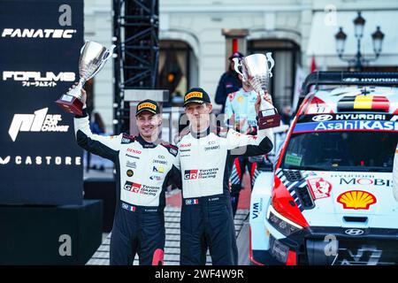 Gap, Fürstentum Monaco. Januar 2024. Während Der Fia-Rallye-Weltmeisterschaft Wrc Rallye Automobile Monte-Carlo 2024 28. Januar Gap, Frankreich Credit: Independent Photo Agency/Alamy Live News Stockfoto